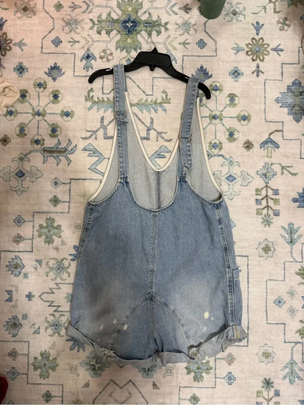 We The Free Light Wash Denim Overalls - Light Blue - Picture 2 of 3